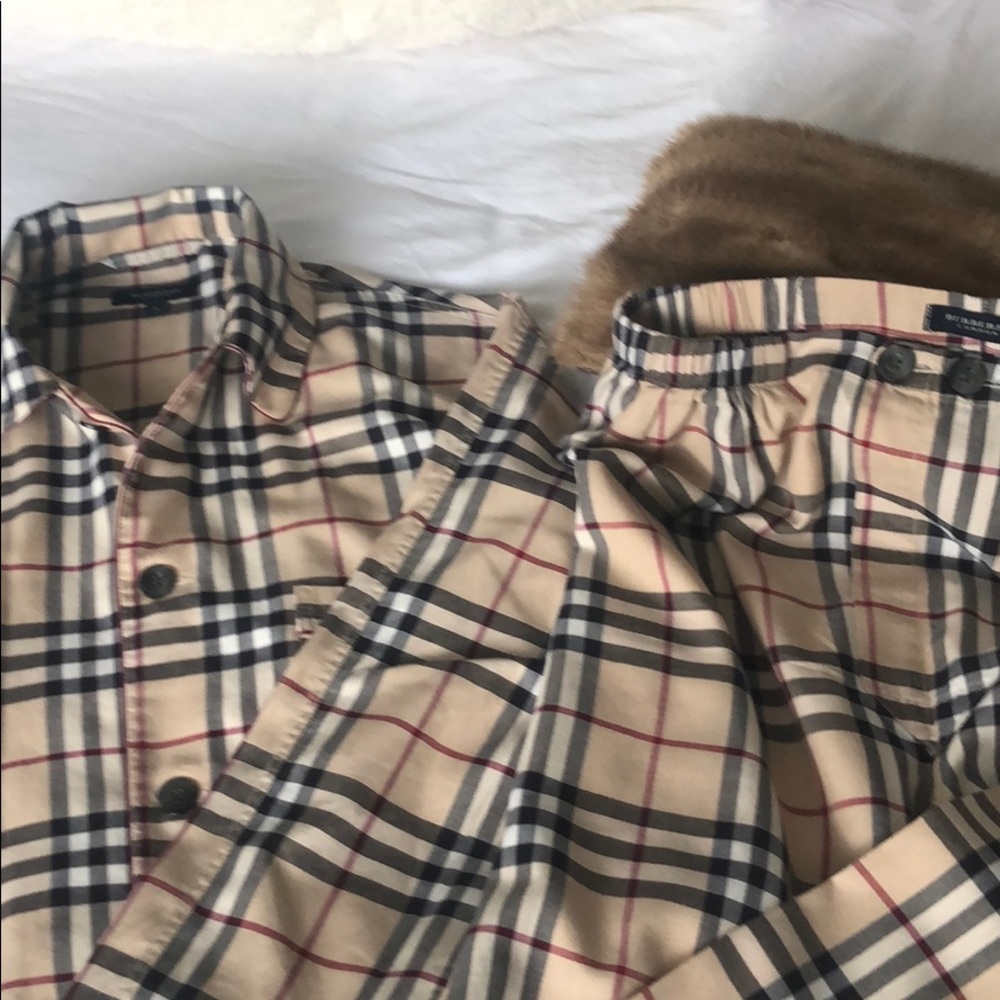 Burberry London Mens/unisex pajamas top and bottom